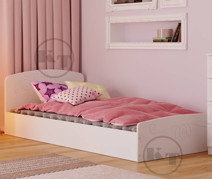 Ліжко "Ніжність"- 90 МДФ німфея альба Компаніт
